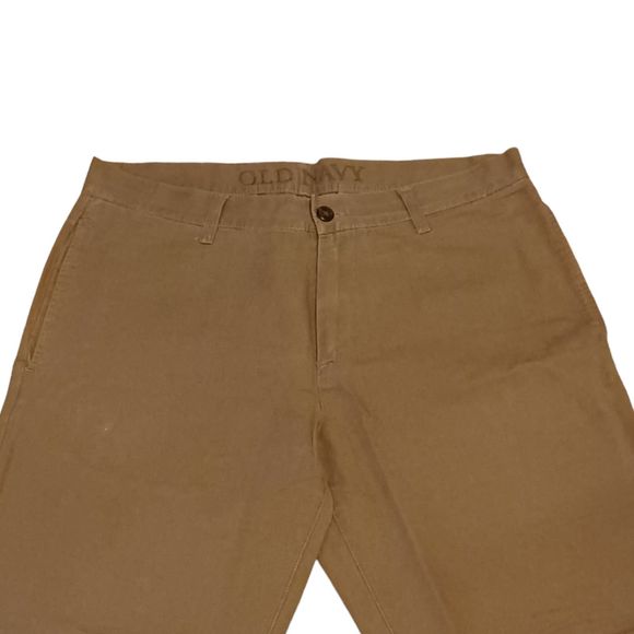 Old Navy Men's Khaki Chino Pants Size 34x32 - Picture 2 of 9